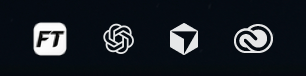 FlowType icon in the macOS menu bar